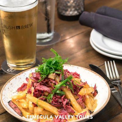 Crush N Brew Pastrami Fries