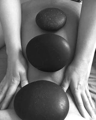 Hot stones are relaxing and therapeutic!