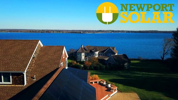 A great looking Newport Solar installation with an amazing water view!