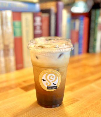 Our signature cold brew with vanilla caramel cream!