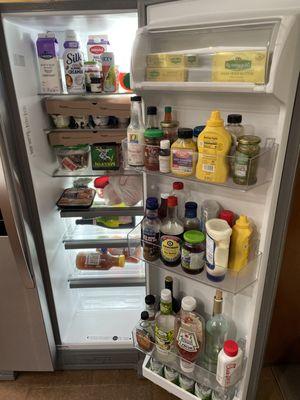 Clean & organize refrigerators