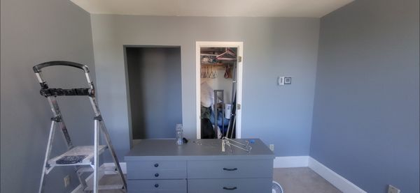 After ( we renewed the color of the walls to gray)