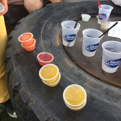 A round of jello shots