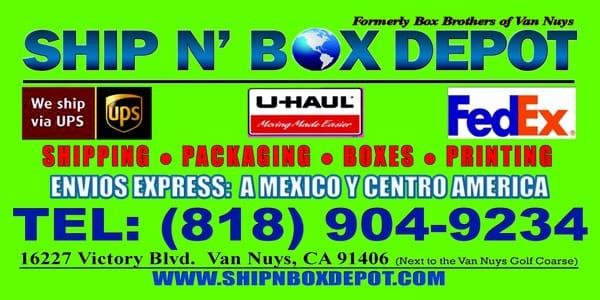 YOUR 1 STOP SHOP FOR SHIPPING-PRINTING & BOXES