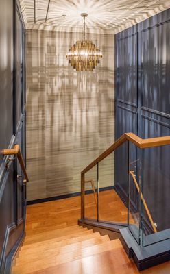 Stairwell renovation in Providence.