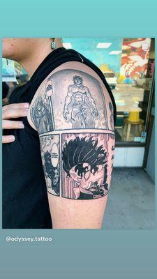 Manga panel sleeve