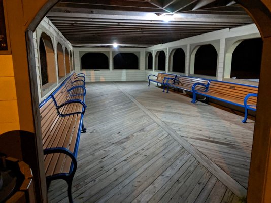 Cape May Promenade -- pavilion at the end of the promenade