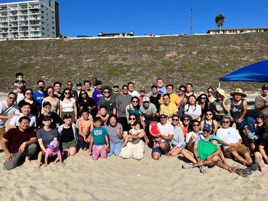 Annual Beach Day 2022. Finally got a group photo after 3+ years!