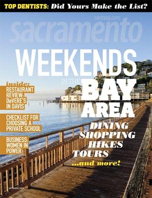 Sacramento Magazine October 2012. Weekends in the Bay Area by Sacramento Magazine.