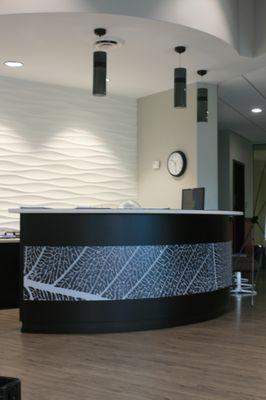 Corporate Lobby Remodel - Reception Desk