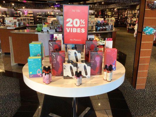 Receive 20% off select vibrators. Offer valid 7/28/2024 - 8/24/2024 at store closing.