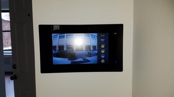 7" monitor for video intercom