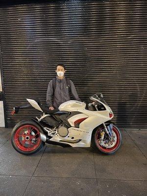 Fresh off the lot Ducati Panigale V2