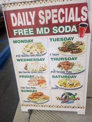 Get the daily specials