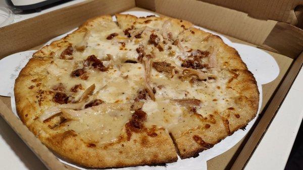 Chicken Bacon Alfredo Personal Size 8" Pizza