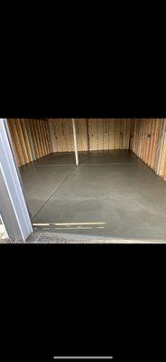 Garage slab