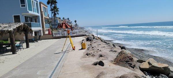 Tidal survey in Oceanside