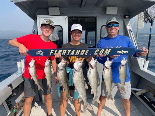 Lake Tahoe fishing