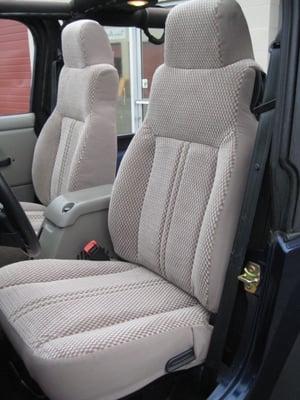 Jeep XJ5. Custom Cloth Seats