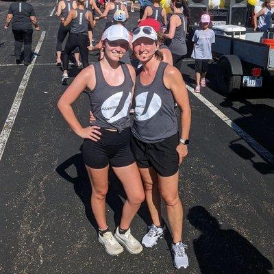 Mother and daughter duo at the annual Blue Tip Parade!