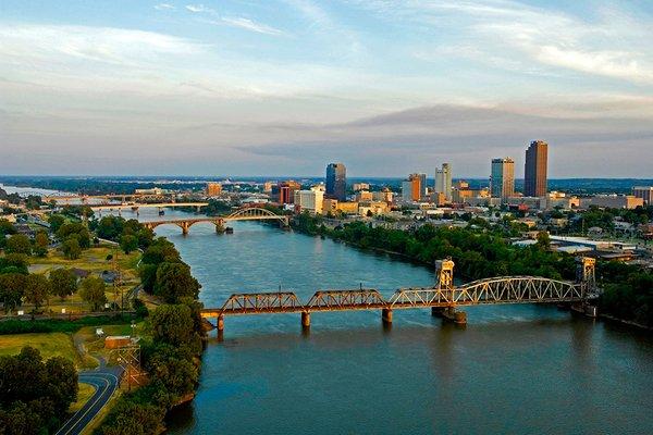 City Skyline & Arkansas River