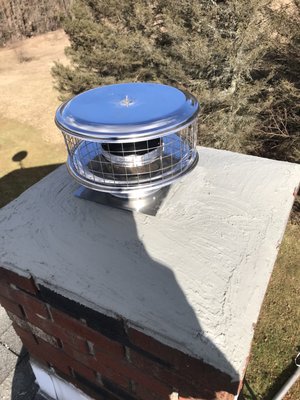 Before & After: Stainless Steel Liner Install To Wood Stove With Pour In Insulation And A Fresh New Latex Crown.