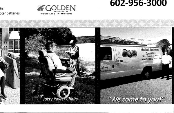 We carry power wheelchairs. New and used on coinsignment from $ 500 to $1500 in good condition and new batteries.