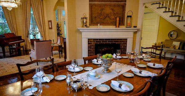 Full Southern Breakfast served in the Dining Room