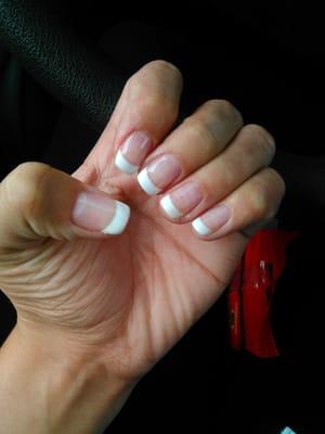 Gel with a manicure and acrylics taken off. 40$!!!