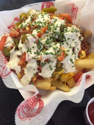 Loaded nacho deluxe fries