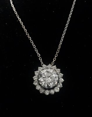 Ladies Diamond Pendant.