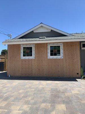 Garage conversion to living space