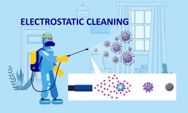 We can electrostatically disinfect your office!