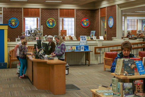 Inside the Redmond Library.