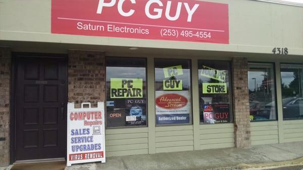 New signs for our location of of 6th Ave. and Stevens!!!
 Come on down and see what we can do for all of your computer needs!!