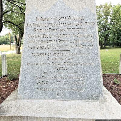 Chief Menominee statue