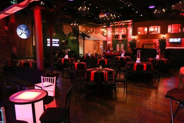 Ultra Lounge @ Powerhouse Studios East Hanover - Amazing club / lounge atmosphere. Sweet 16s Bar/Bat Mitzvah Corporate, Birthdays All events