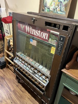 Old cigarette dispenser