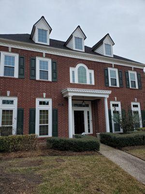 Renewed porch roof