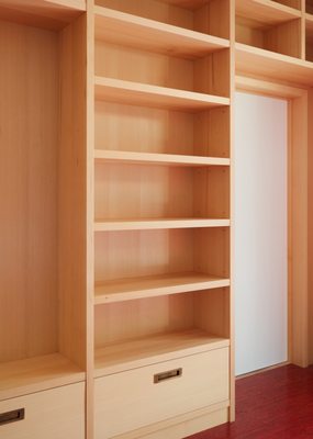 Solid wood cedar bookcase