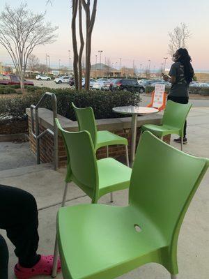 Outdoor seating