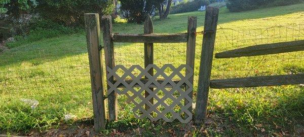 the ild fence that was replaced