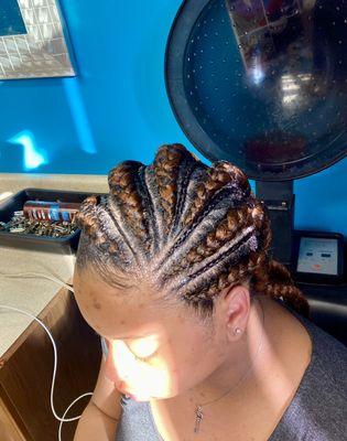 Cornrows.