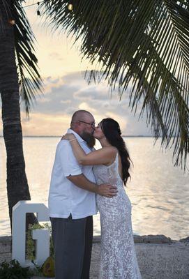 Banana River Resort, intimate wedding.  Cocoa Beach