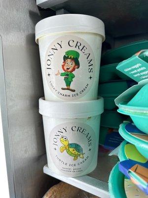 Lucky Charm Ice Cream & Turtle Ice Cream