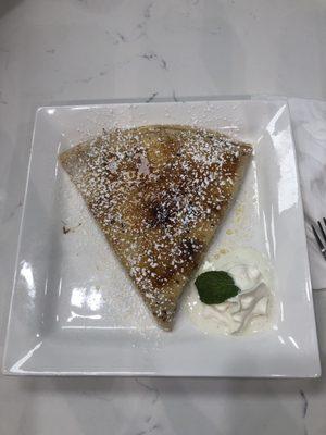 Creme brûlée crepe