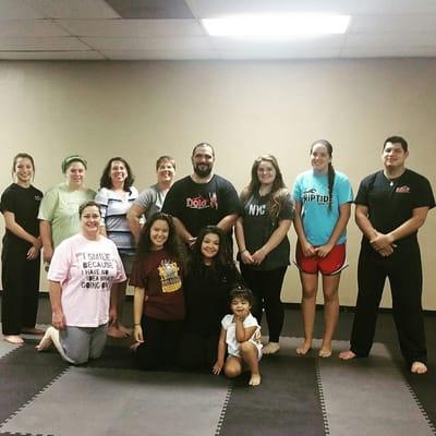 Women's self-defense class 8/21