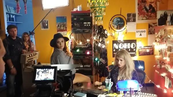 On the Set of NoHo Radio