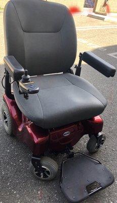 Customer owned Power chair after repairs.