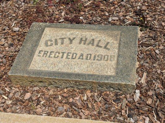 City Hall plaque